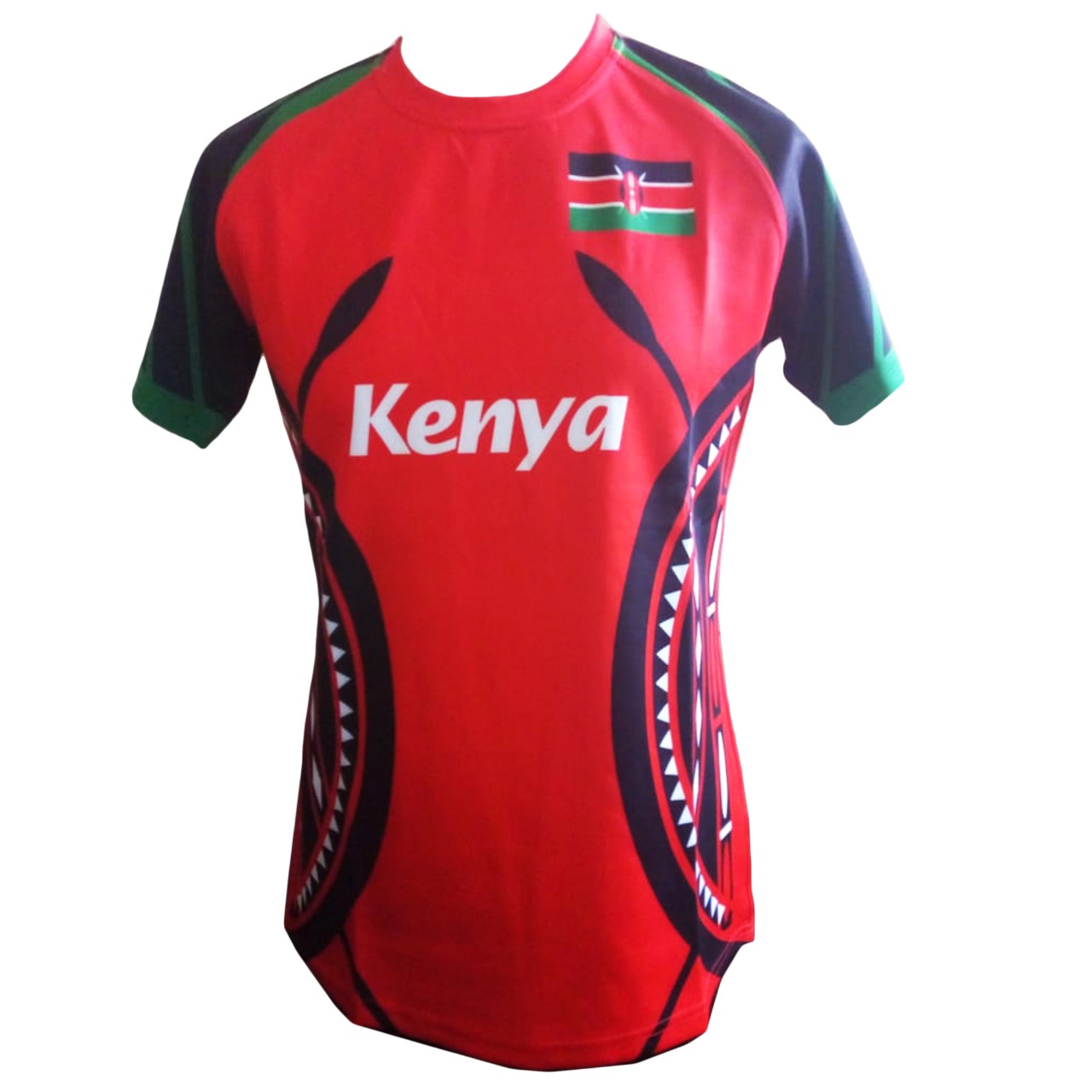 Get Original Kenya Rugby Classic Red Shield Jersey +254 720947556